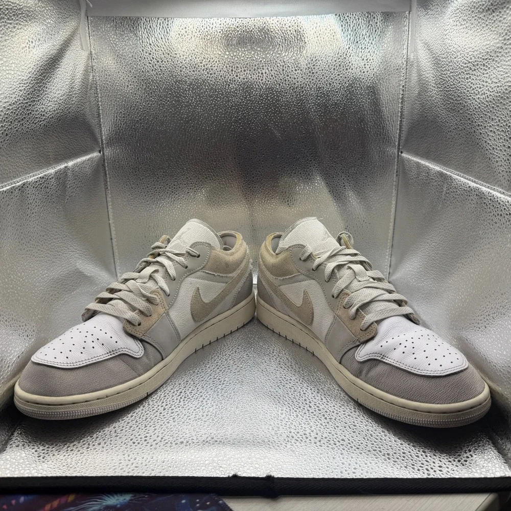 Size 11 Jordan 1 SE Craft Low Inside Out Tech‎ Gray Mens Sneakers DN1635-002